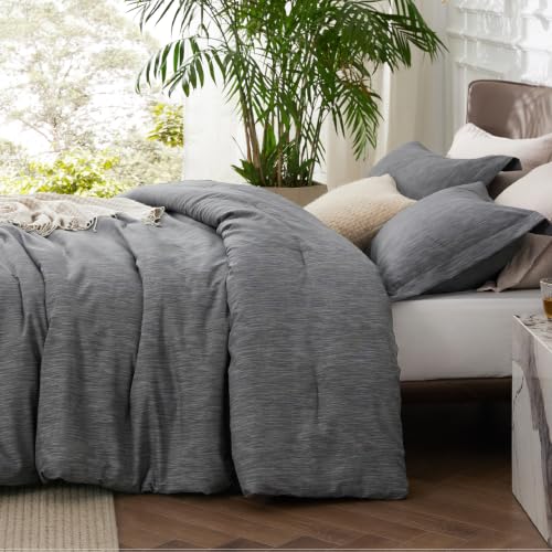 Dark Grey King Size Comforter Set