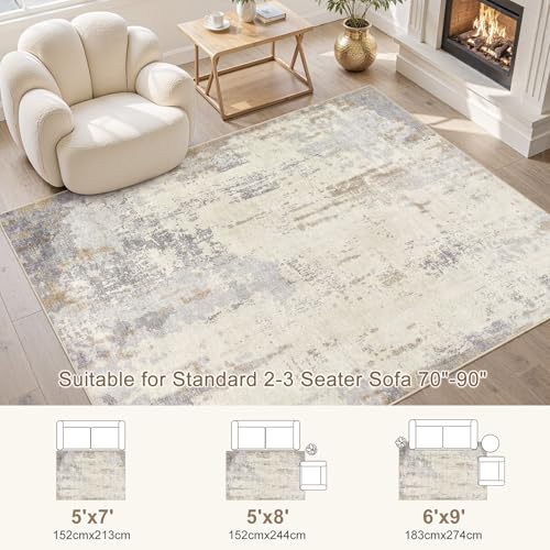 6x9 Area Rug Living Room Rugs (54 Sq Ft)