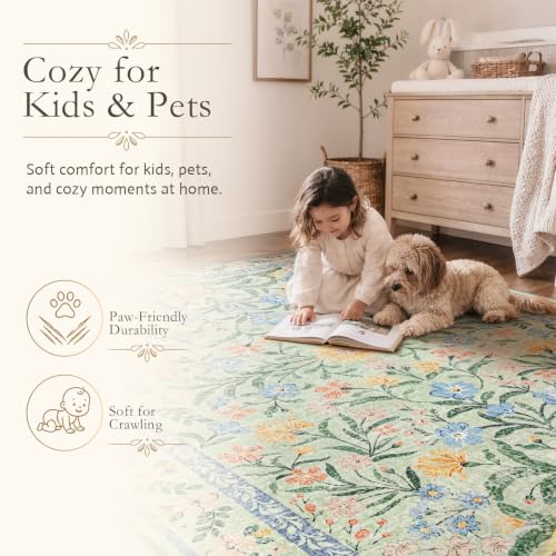 Machine Washable 5x7 Area Rug