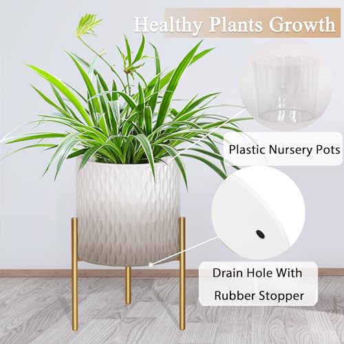 Plants Pots with Stand (2 Count)