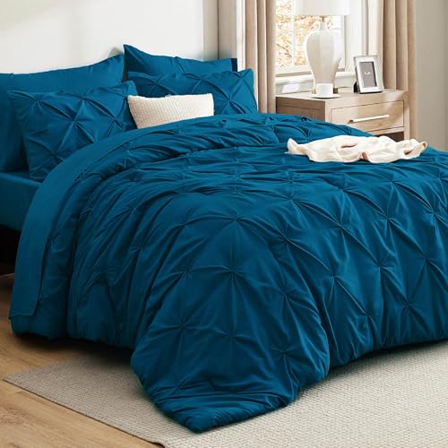 7 Piece Queen Comforter Set & Sheet Set