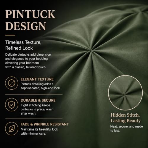 Twin Comforter Set Olive Green