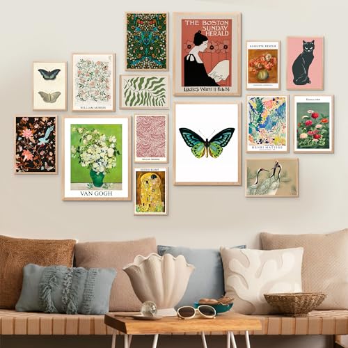 15 Pcs Eclectic Wall Decor (15 Count)