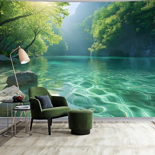 Nature Tapestry Forest Tree Sea Cave Wall Hanging