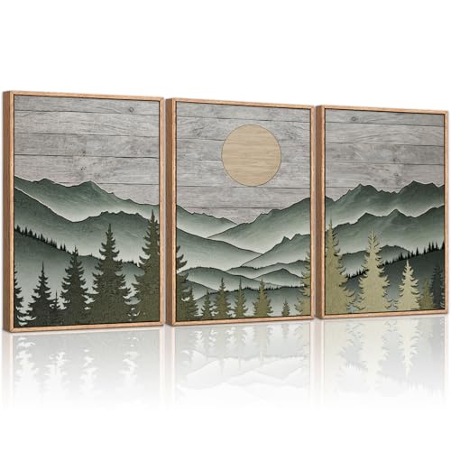 Mountain Framed Canvas Wall Art