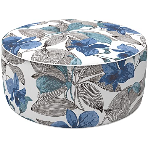 Inflatable Stool Ottoman Footrest with Handle
