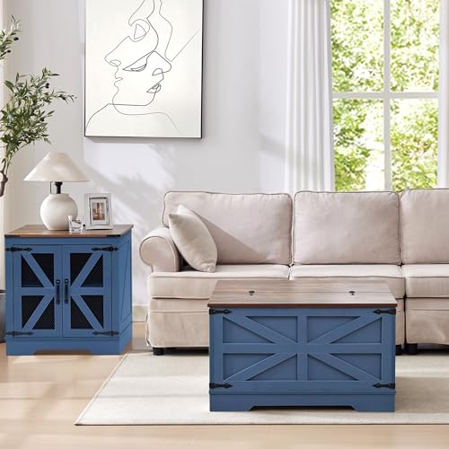 Farmhouse Coffee Table and End Table Sets of 2 (2 Count)