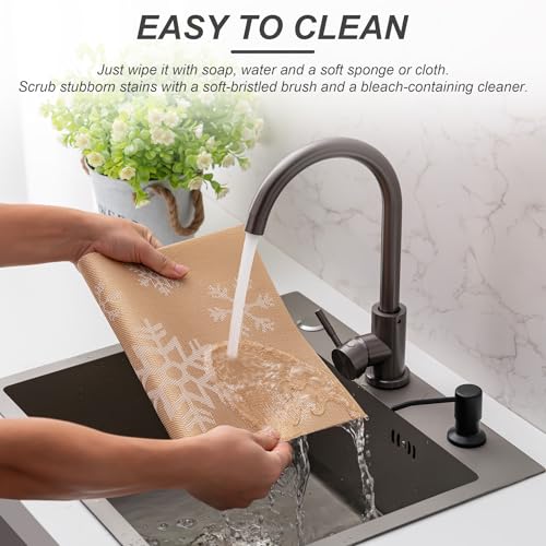 Placemats Set of 4 Washable Indoor (4 Count)