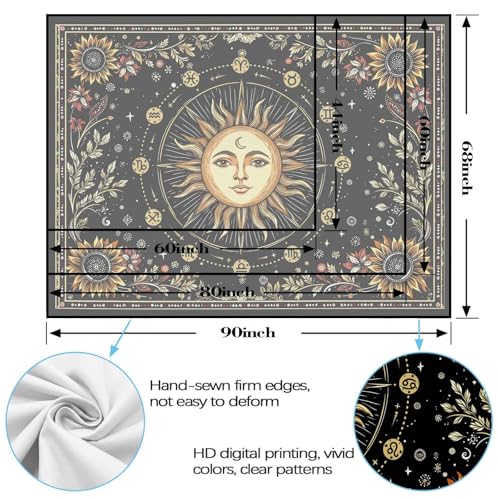 Celestial Sun Tapestry