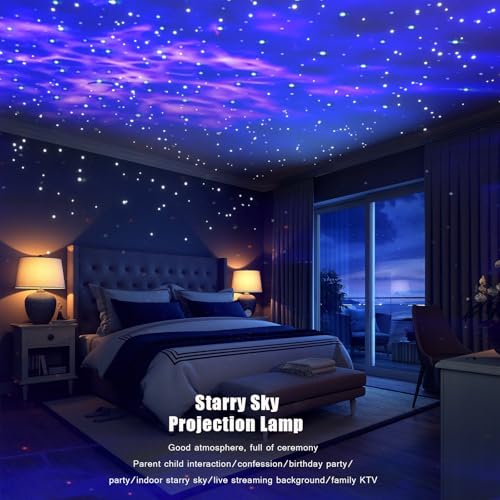Party Lights Starry Sky Projector Ocean Wave Projector 3 in 1