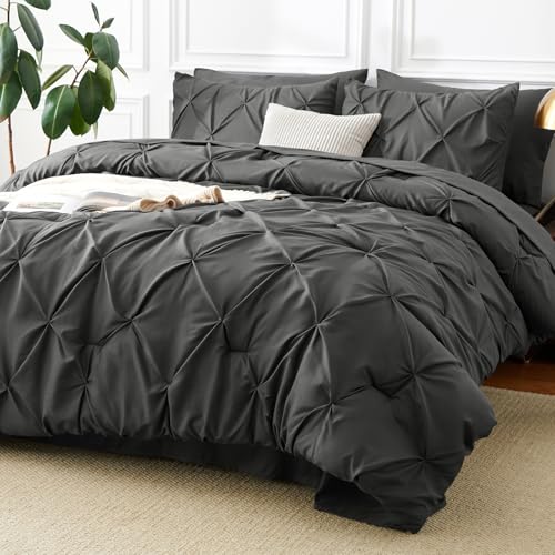Oversized King Comforter Set Dark Grey