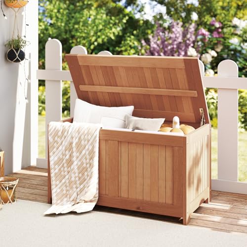 52 Gallon Wood Outdoor Storage Box