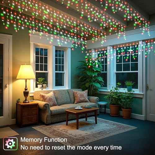 66ft Red White and Green Christmas Lights