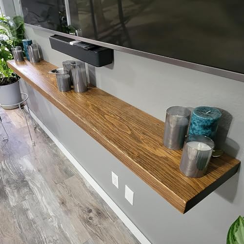 60 Inch Wooden Floating Shelves for Wall