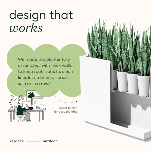 Block Series Span Plastic Planter