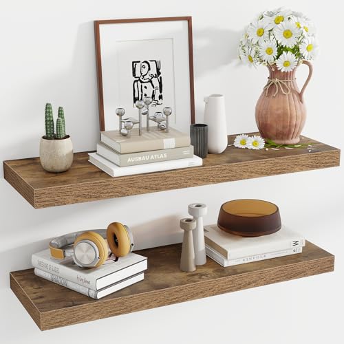36 Inch Floating Shelves (2 Count)