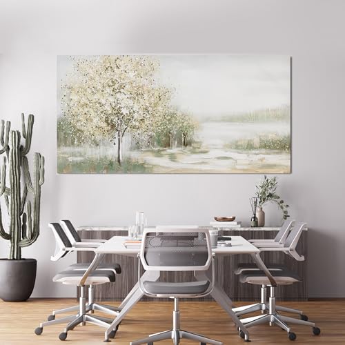 Canvas Wall Art Decor Oversized Landscape Wall Art Decor Green Wall Art for Living Room Natural Canvas Art Wall Decor Oversized Wall Art Prints For Walls Home Office Wall Decorations 39"X78"