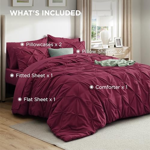 7 Piece Queen Comforter Set & Sheet Set