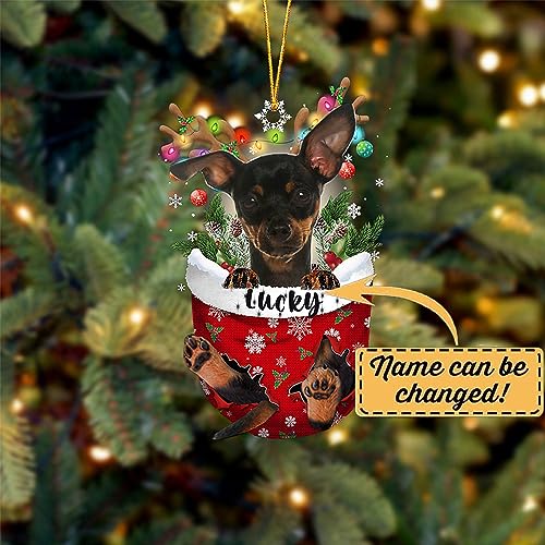 Miniature Pinscher Christmas Ornament