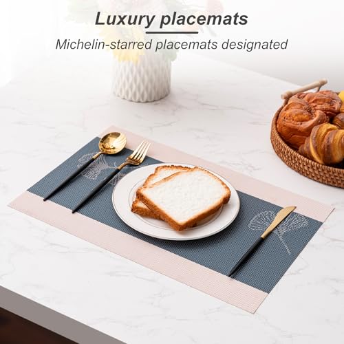 Placemats Set of 4 Washable Indoor (4 Count)