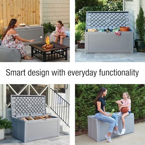 Extra Large Resin Outdoor Storage Deck Box
