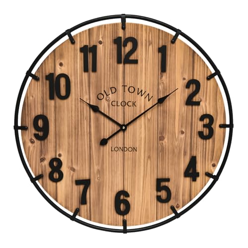 Large Old Town Farmhouse Wall Clock 20 Inches