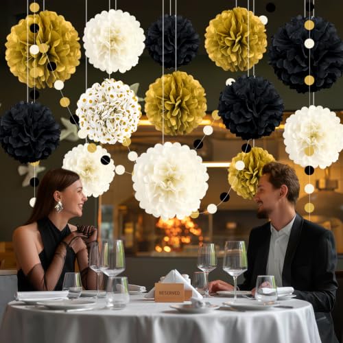 Black and Gold Party Decor