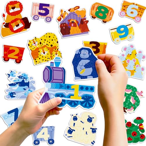 Dotimo 25 PCS Removable Reusable Animal Window Stickers for Toddlers 1