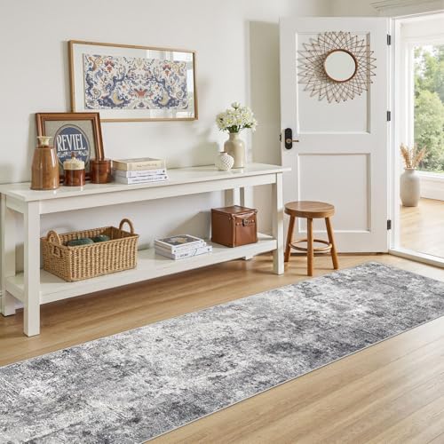 2x10 Washable Runner Rug for Hallway (24 Count)