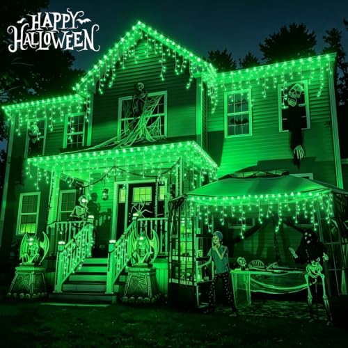 Green Halloween Lights (66 Foot)