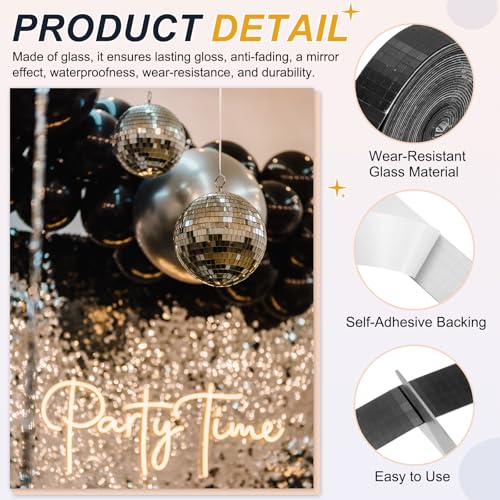 5x5mm Self Adhesive Mirrors Mosaic Tiles (5000 unidad)
