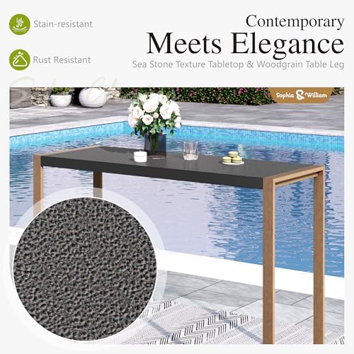 Bar Height Outdoor Table