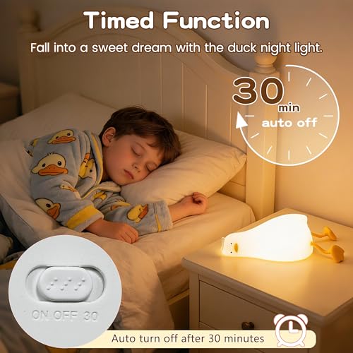Lying Flat Duck Night Light