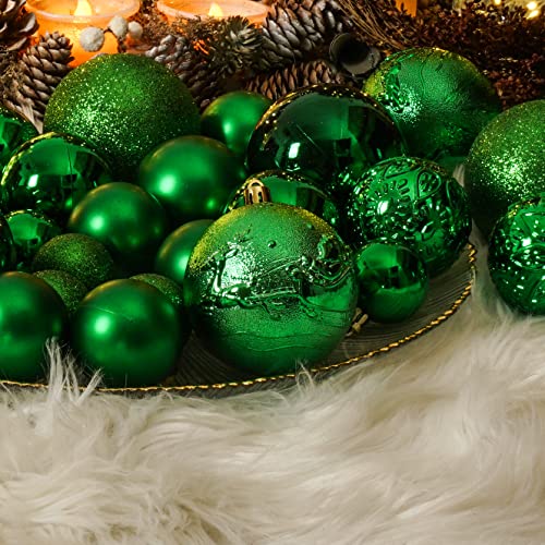Christmas Ball Ornaments for Christmas Decorations (45 Count)