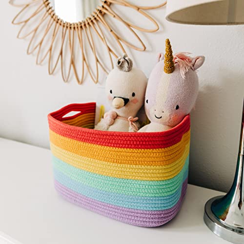 Rainbow Baskets for Shelves (3 Count)