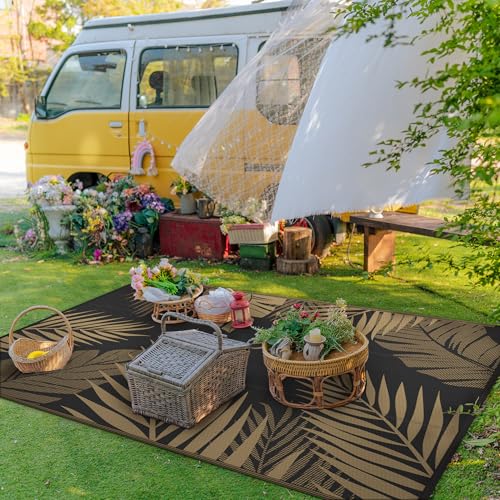 Outdoor Rug Waterproof Plastic Rugs for Patio