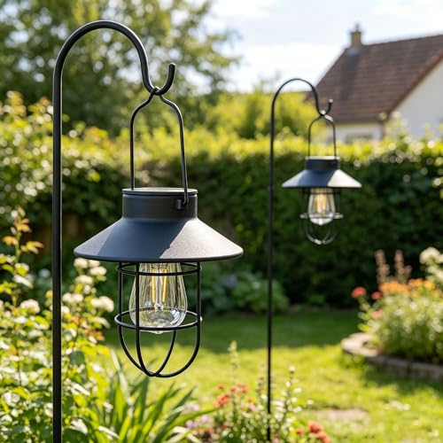Solar Lantern 2pack Outdoor Hanging Light (2 Count)