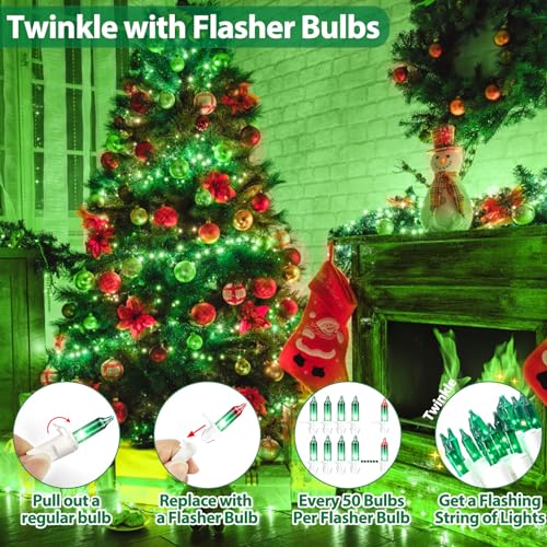 Green Christmas Lights
