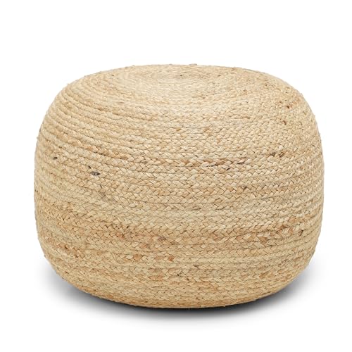 Jute Pouf Ottoman