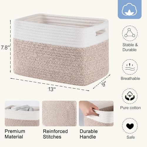 4 Pack Storage Baskets for Organizing (4 Count)