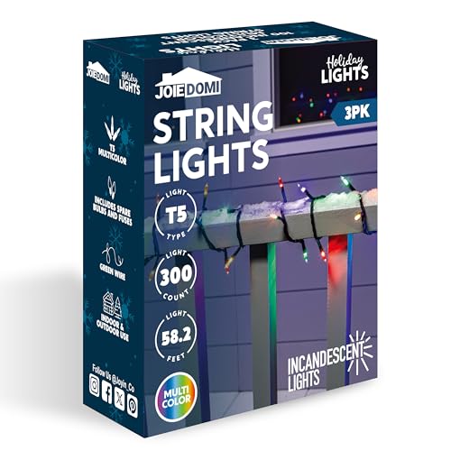 Multicolor Christmas String Lights (300 Count)