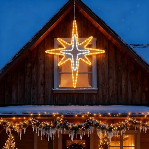 51''Christmas Bethlehem Star Outdoor Light Decor