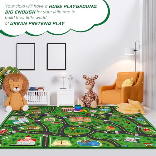 Kids Playmat Rug 6x9 ft