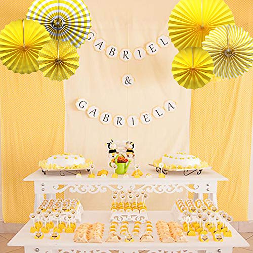 6 Pack Yellow Party Decorations (6 Count)