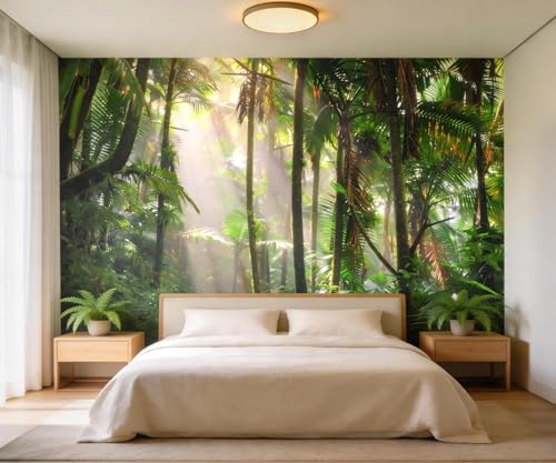 Tropical Forest Peel and Stick Wallpaper Landscape Trees Mural