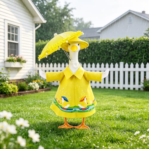3 Pcs Raincoat Porch Goose Outfits Set (3 Count)
