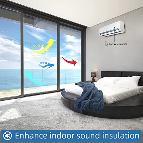 One Way Window Privacy Film with Tools (32.25 Sq Ft)