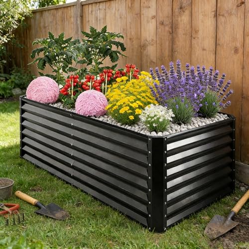 GARDMAX 6x3x1FT Raised Garden Bed Kit