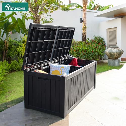 180 Gallon Large Outdoor Storage XL Deck Box w
