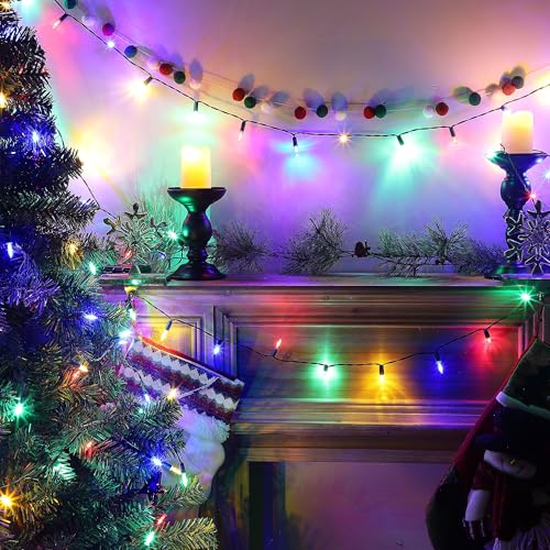 16Ft 50LEDs Christmas Mini String Lights (4 Count)